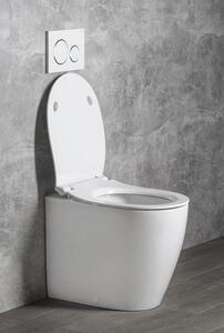 Isvea, SENTIMENTI stojící WC, Rimless, 36x52 cm, bílá (SmartFixPlus), 10SM10004SV