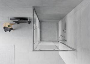 Mexen RIO - Čtvercový sprchový kout 70x70 cm, průhledná / pásy, 860-070-070-01-20