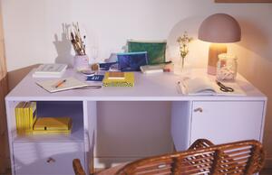 Fialový lakovaný pracovní stůl Tom Tailor Color Living 130 x 50 cm