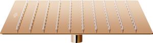 MEXEN - Slim sprcha - tropický déšť 25 x 25 cm - růžově zlatá - 79125-60