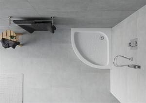 MEXEN - Rio sprchová vanička, čtvrtkruhová 70x70 cm - bílá - 47107070