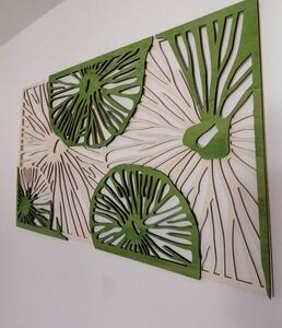 Dřevěný obraz na zeď - KIWIKI 3918 PR0301 multi green