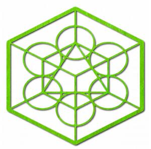 Dřevěný geometrický obraz na zeď žně l SENTOP PR0336