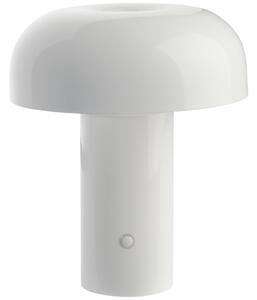 Jotex Bílá kovová nabíjecí stolní LED lampa RAGGE
