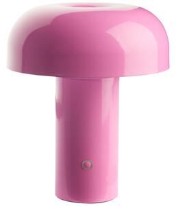Jotex Růžová kovová nabíjecí stolní LED lampa RAGGE