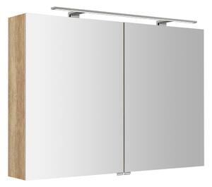 Sapho Sapho, RIWA galerka s LED osvětlením, 101x70x17cm, dub Alabama, RIW100-0022