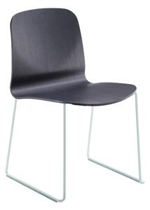 MIDJ - Dřevěná židle LIÙ, ližinová podnož