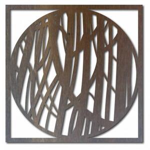 Dřevěný nástěnný obraz linky - HOGFOG 4047 PR0392-A