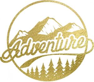 Dřevěný nástěnný obraz s přírodním motivem adventure| SENTOP PR0421