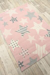 Dětský koberec Kiddy E330A-SFS32 růžový