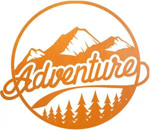 Dřevěný nástěnný obraz s přírodním motivem adventure| SENTOP PR0421