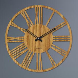 Dřevěné nástěnné hodiny moderní design, tichý chod | SENTOP HDFK035