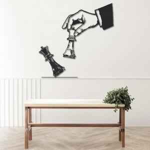 Elegantní dvoudílný obraz šachový design - ŠACHMAT| SENTOP PR0435 plywood