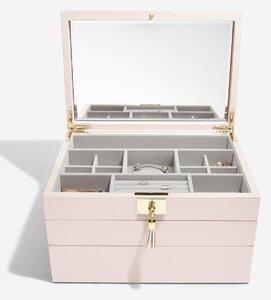 Stackers, Luxusní šperkovnice 3 v 1 Blossom Pink Leather | růžová 75459