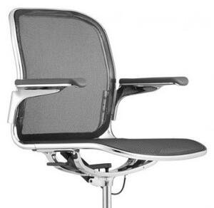 ICF - Židle CLOUD TASK s nízkým opěrákem a kluzáky