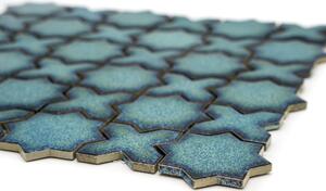Keramická mozaika tyrkysová 48x48mm