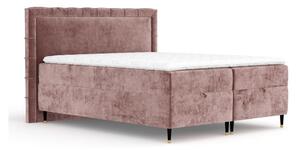Růžová boxspring postel s úložným prostorem 180x200 cm Voyage – Maison de Rêve