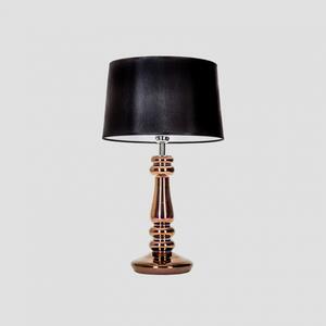 4concepts Designová stolní lampa PETIT TRIANON COPPER Barva: Černo-bílá