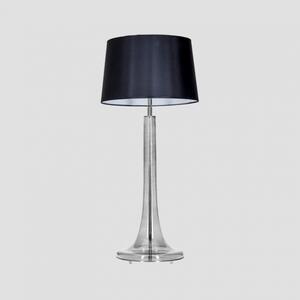 4concepts Luxusní stolní lampa LOZANNA TRANSPARENT BLACK Barva: Bílá