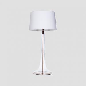 4concepts Luxusní stolní lampa LOZANNA TRANSPARENT Barva: Bílá