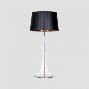 4concepts Luxusní stolní lampa LOZANNA TRANSPARENT Barva: Černá