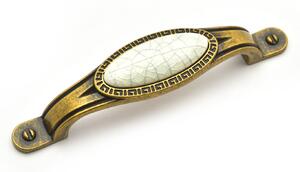 Interex OLVIA antik zlatá popraskaný porcelán 96 mm
