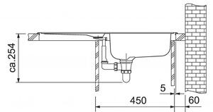 Nerezový dřez Franke EFL 614-78 tkaná struktura