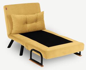 Atelier del Sofa 1-místná pohovka Sando Single - Mustard, Hořčicová