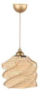 Světle hnědé závěsné svítidlo ø 20 cm – Opviq lights