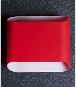 Azzardo AZ0136 PANCAKE nástěnné svítidlo 2x G9 40W bez zdroje 23cm IP20, červené
