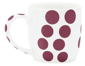 ZAK!designs hrnek DOT puntík 35 cl Barva: Kaštanová, Materiál: Porcelán, Značka: ZAK!designs