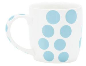 ZAK!designs hrnek DOT puntík 35 cl Barva: světle modrá, Materiál: Porcelán, Značka: ZAK!designs
