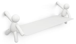 UMBRA polička BUDDY d. 46 cm, bílá