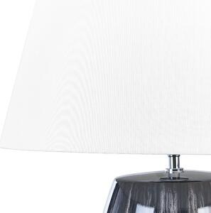 Keramická stolní lampa šedá/ béžová CIDRA