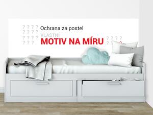 FUGU Ochrana stěny za postel - Vlastní motiv