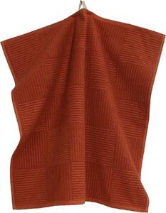 Sander ručník do kuchyně 50 x 50 cm, cihlový