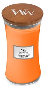 WoodWick vonná svíčka, sklo velké CHILLI PEPPER GELATO, 609 g