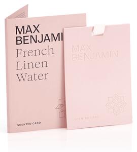 MAX BENJAMIN vonná karta FRENCH LINEN WATER