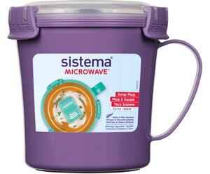 Sistema Hrnek na polévku Microwave Soup mug 656 ml, fialová