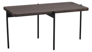 Hnědý jasanový konferenční stolek Rowico Sehram M, 95 cm