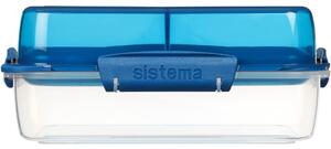 Sistema Dělený svačinový box To Go LunchStack Rectangle 1,8 l, modrá