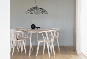 Světle přírodní dubový jídelní stůl Rowico Muya, Ø 115 cm