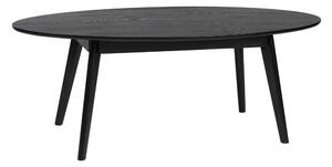 ROWICO konferenční stolek YUMI oválný tmavý 130x65 cm 52291