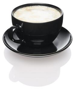 ERNESTO® Sada šálků na latté / cappuccino, 2dílná sada (šálky na cappuccino, černá) (100349002004)