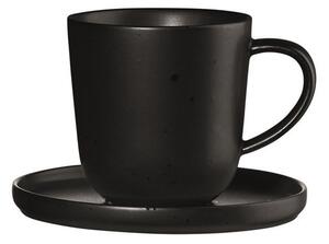 ASA Selection Šálek s podšálkem na espresso COPPA KURO 80 ml, černý
