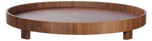 ASA Selection Servírovací tác/podnos na nožičkách WOOD p. 40 cm, hnědý