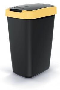 Prosperplast Odpadkový koš COMPACTA Q světle žlutý, objem 12l NSAB12-1215C-XG