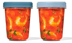 OXO Dóza na potraviny Twist & Stack set 2 ks, 950 ml