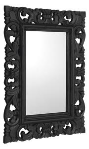 Sapho SAMBLUNG zrcadlo ve vyřezávaném rámu 60x80cm, černá