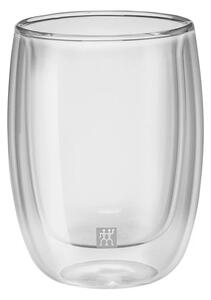Zwilling SORRENTO dvoustěnná sklenice na kávu set 2 ks 200 ml čirá